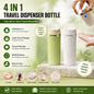 4 In 1 Travel Dispenser Bottle ( The TravelNest™ Way )