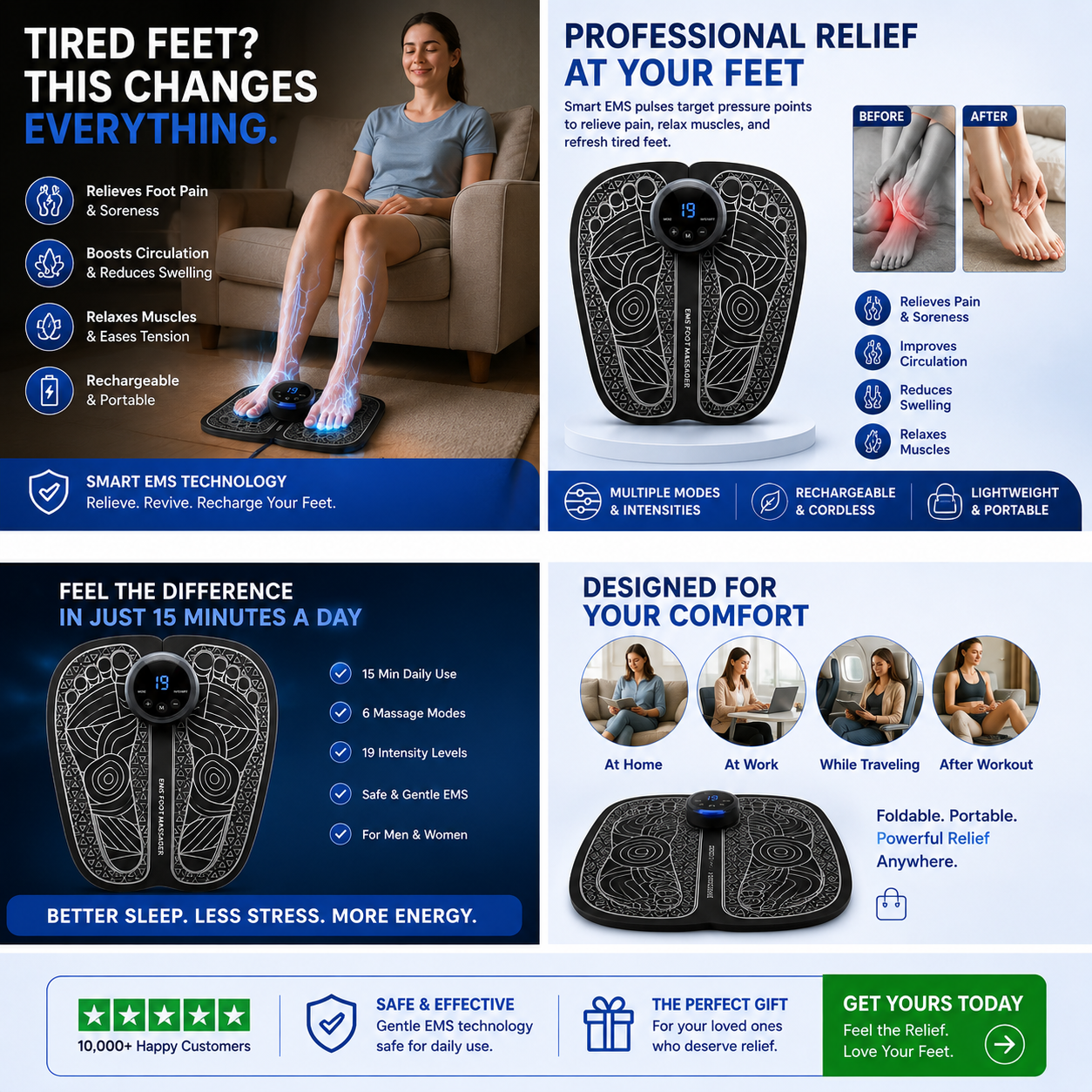 PulseRelief Pro / Instant Relief. Total Relaxation. Anywhere, Anytime.