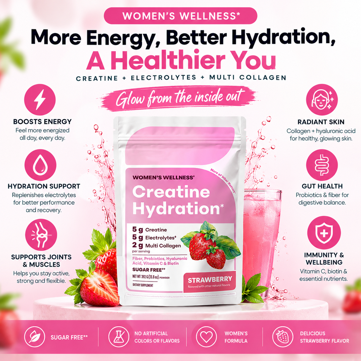 Creatine + Hydration Power